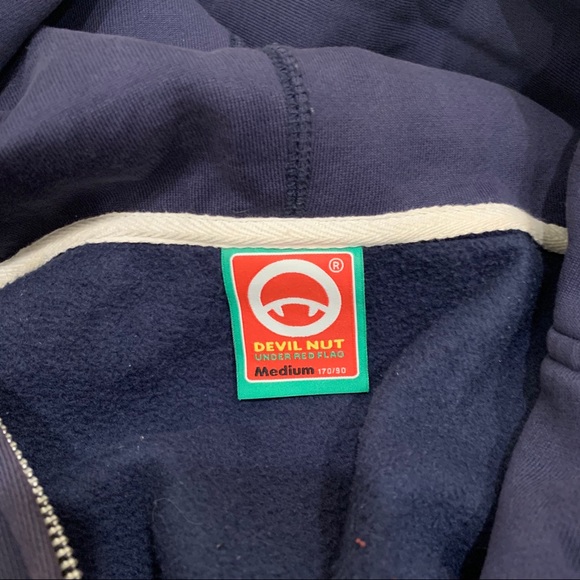 Devil nut - men’s zip up hoodie/jacket - Picture 3 of 3